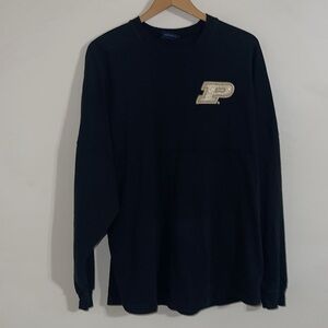 purdue boilermakers spirit jersey long sleeve large